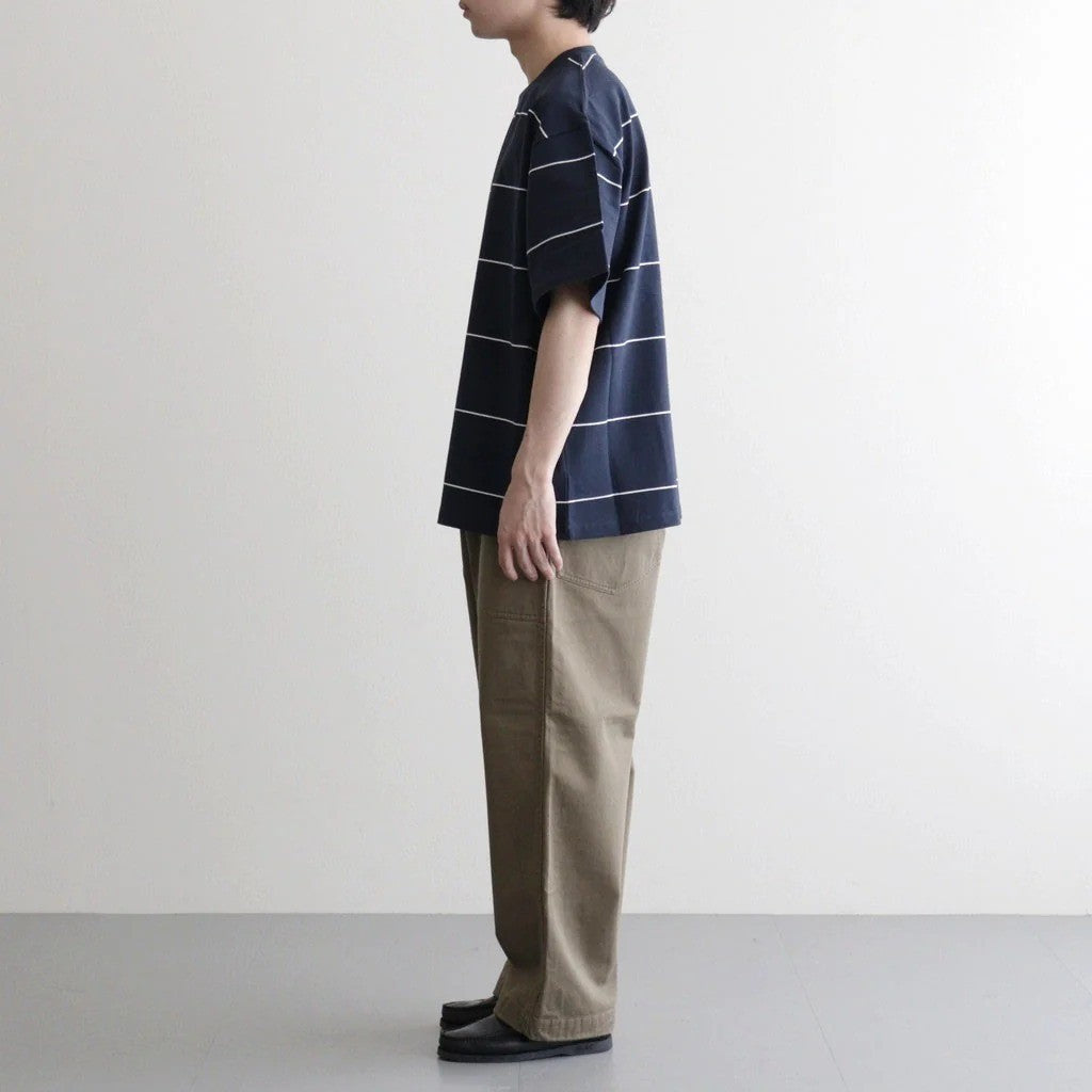 PIN BORDER S/S TEE #NAVY×WHITE [FSC263-70090]
