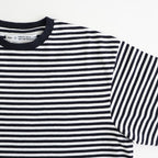 ムラ糸Tシャツ ロングスリーブ Slub Yarn Long-Sleeve T-Shirt #WHITE/NAVY [33061008]