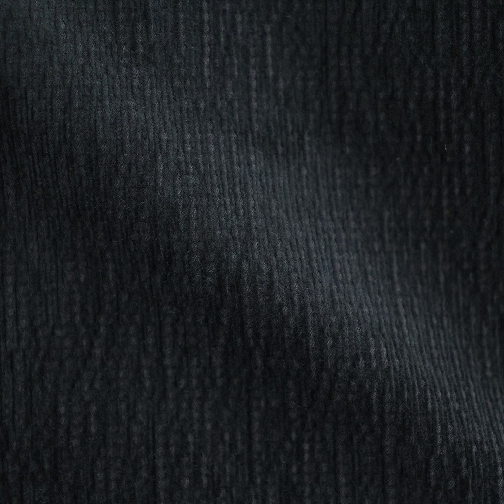 バークコーデュロイヘムタックPT #BLACK [D226-P232]