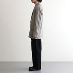 WOOL TROPICAL DOUBLE BREASTED JACKET #GRAYISH KAHKI [YK25SS0897J]