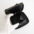 二つ折りZIP財布 - BIG BOW #Black [8Z-O210-051]