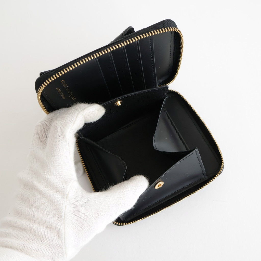 二つ折りZIP財布 - BIG BOW #Black [8Z-O210-051]