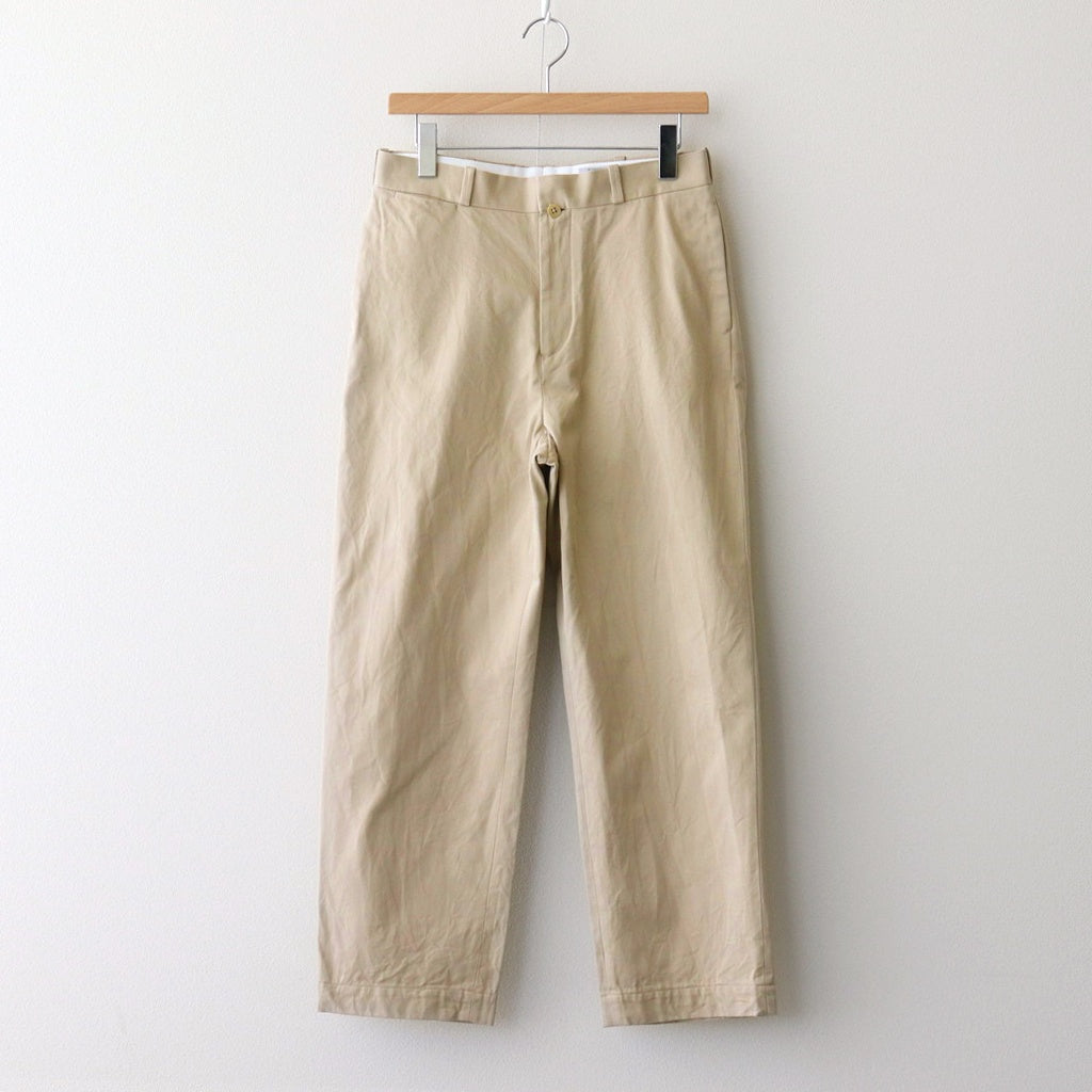 CHINO CLOTH PANTS STANDARD #beige [64655]