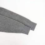 FINE WOOL ARGYLE KNIT CREW NECK LS #LIGHT GREY MULTI [ST.1649]