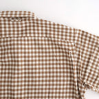 Button Shirt Flap Pocket #BROWN-CH [13052108]
