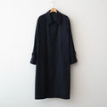 LIGHT WOOL MAX GABARDINE COAT #TOP BLACK [A26SC01MG]
