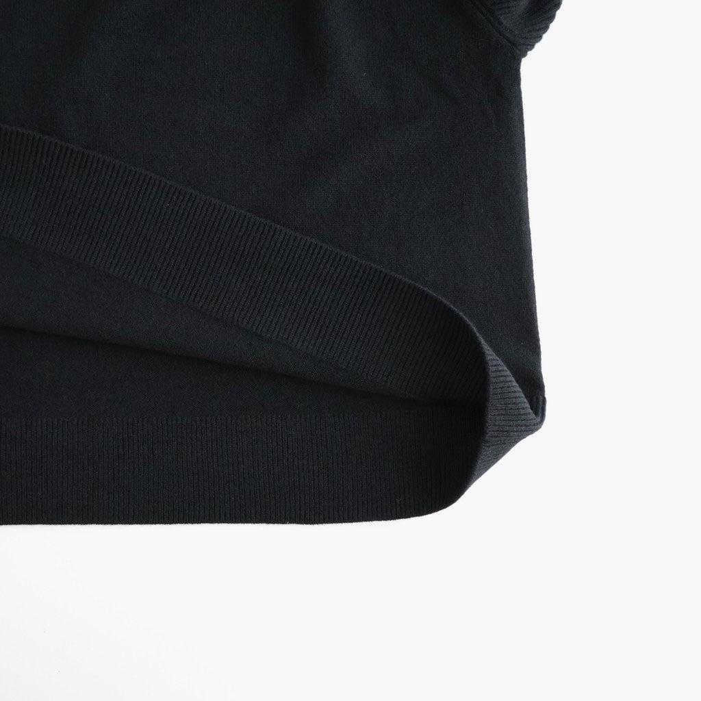 MERINO WOOL PULLOVER #BLACK [N0051]