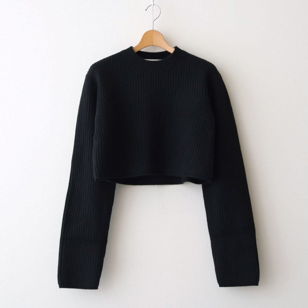 Rib Short Length P/O #BLACK [I25AW-K1]