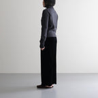 Pencil Velour Skirt #BLK [12520805]