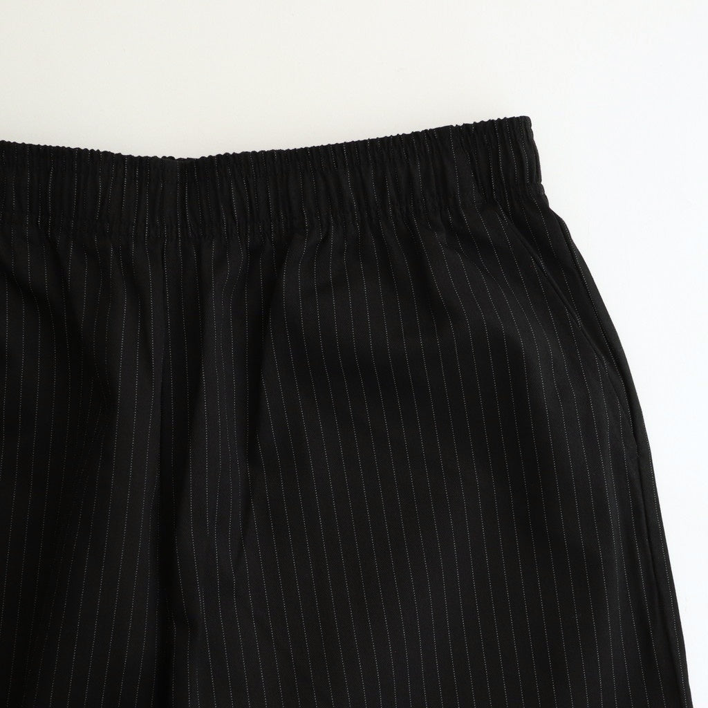 CORPORATE EASY SHORTS #BLACK STRIPE [FSC251-40039B]