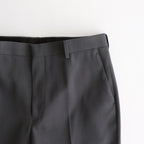 LIGHT WOOL MAX GABARDINE SLACKS #DARK GRAY [A25AP02MG]