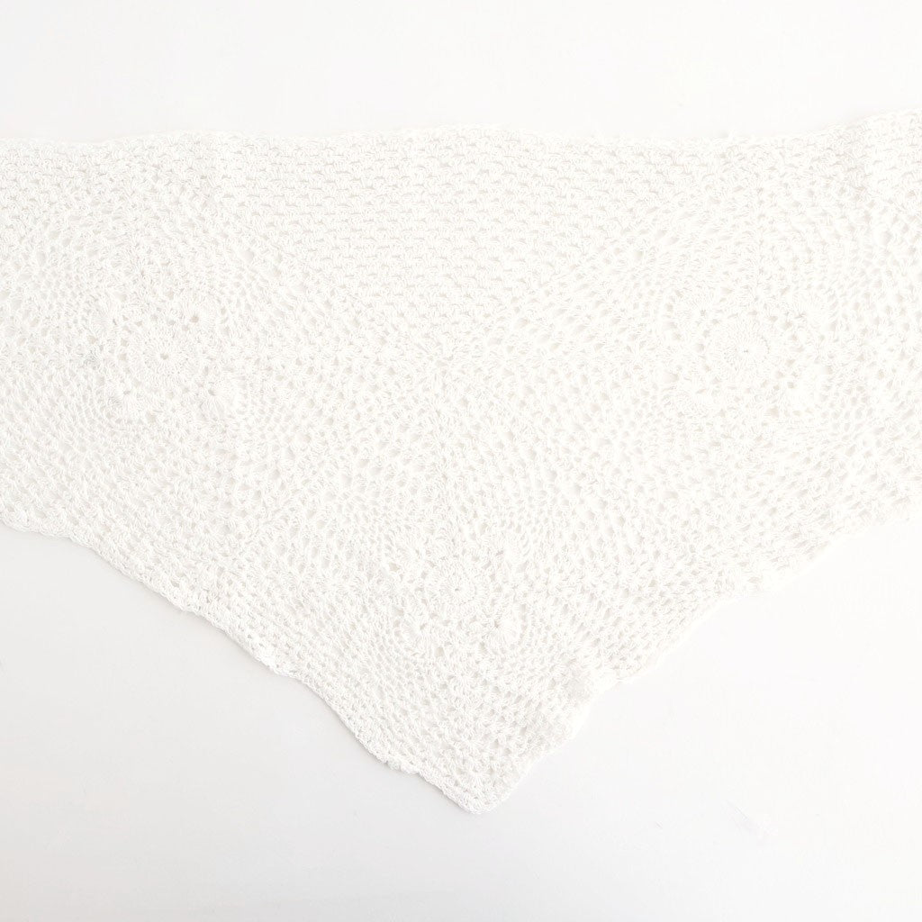 Crochet Lace Scarf #ECRU [12611014]