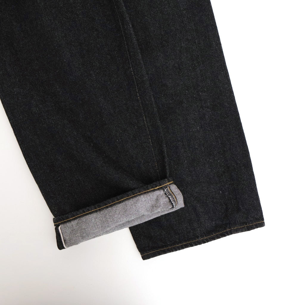 DENIM PANTS - WIDE STRAIGHT #black [13-13B]