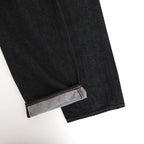 DENIM PANTS - WIDE STRAIGHT #black [13-13B]