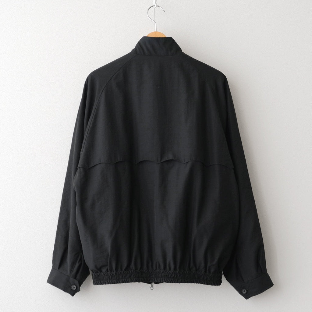 Wool Nylon Reversible Harrington Jacket #BLACK [YK25FW01058B]