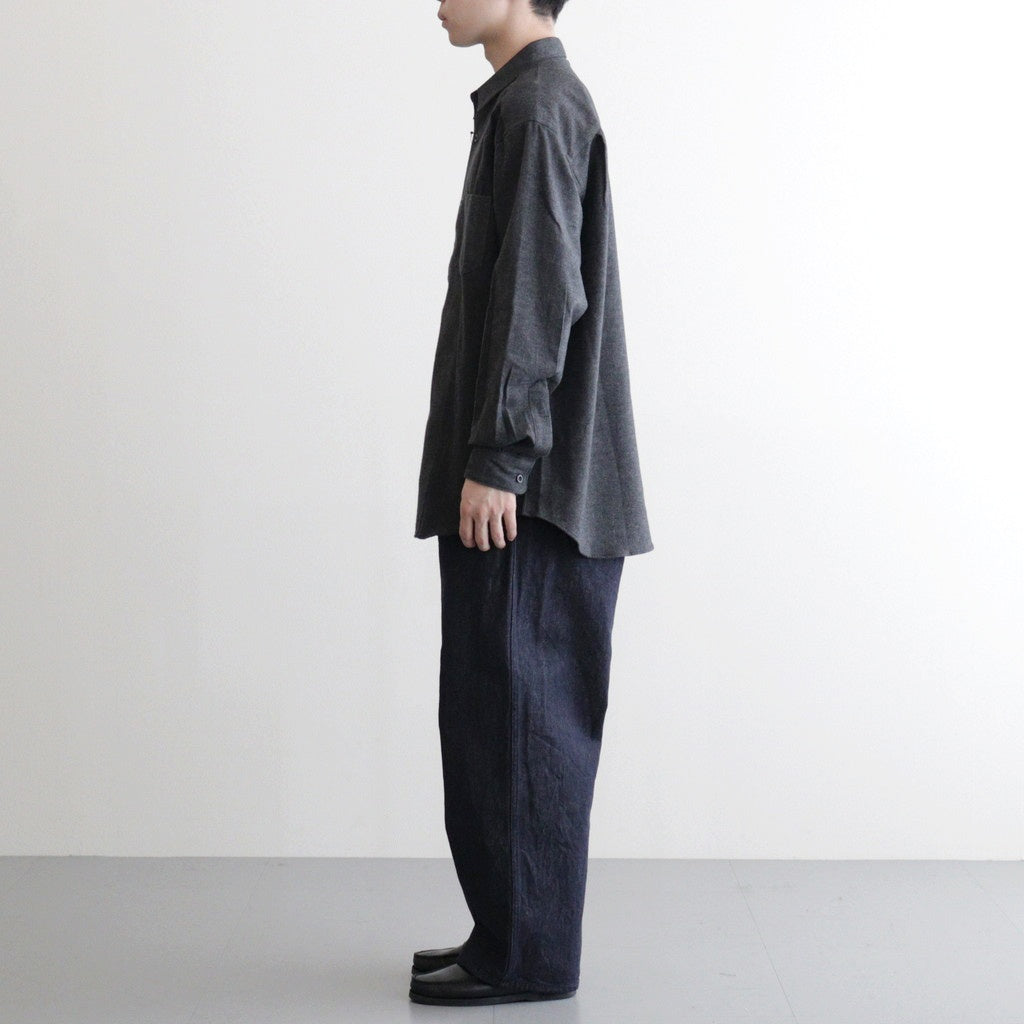 綿フランネルシャツ #GRAY [HP-B028-051]