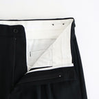3pleated Wide-leg Trousers #BLACK [YK25FW01051P]