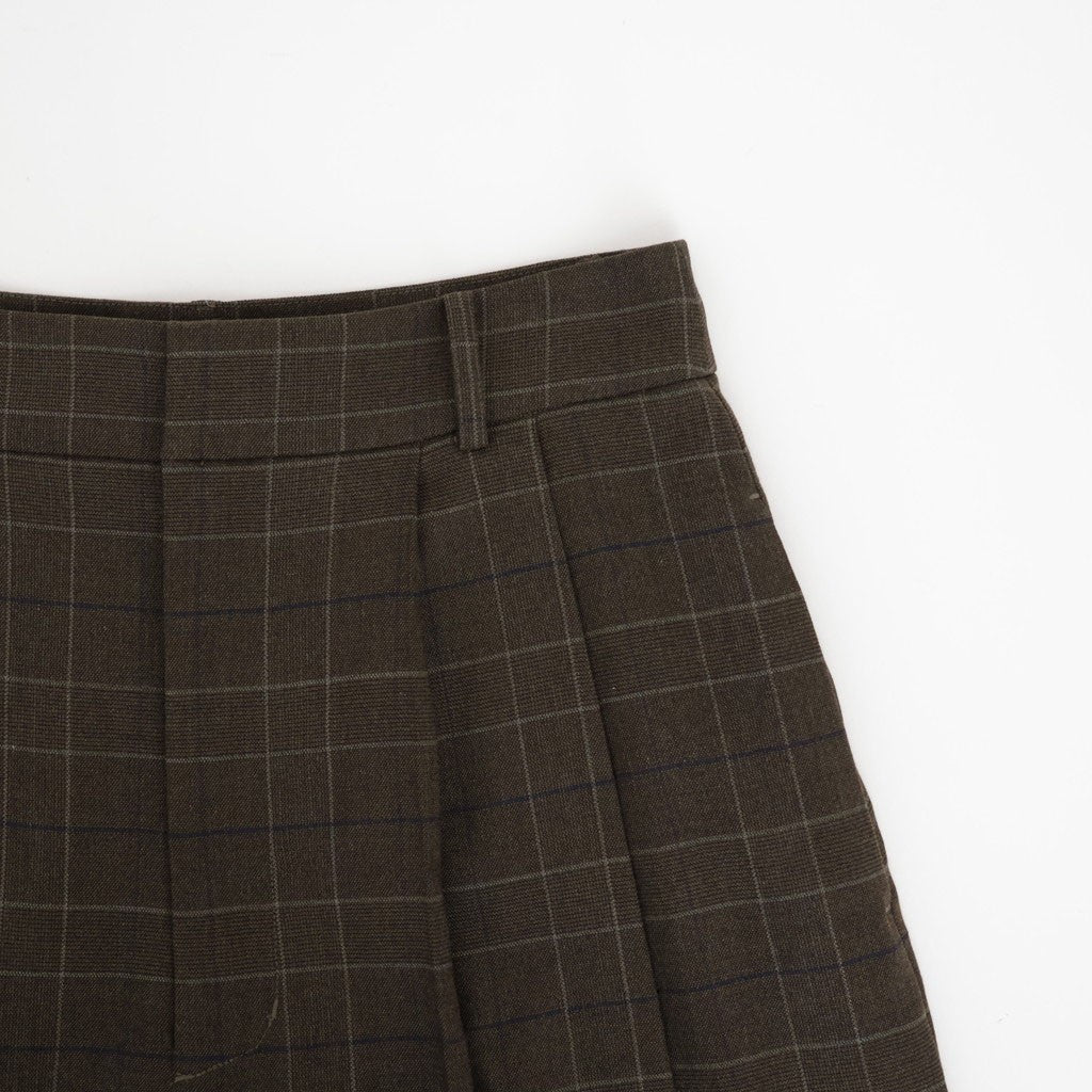 Pleats Bermuda Pants #MIX [12620707]