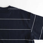 PIN BORDER L/S TEE #NAVY×WHITE [FSC263-70089]