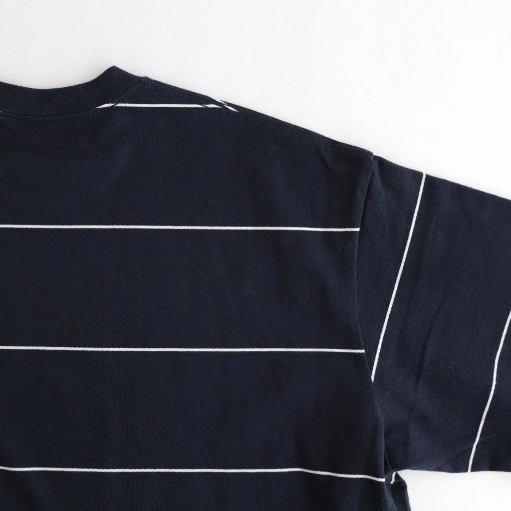 PIN BORDER L/S TEE #NAVY×WHITE [FSC263-70089]