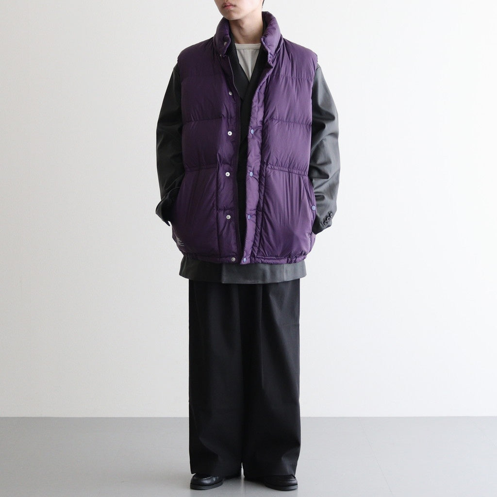 CORPORATE DOWN VEST #PURPLE [FSW-23-DW_173]