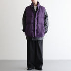 CORPORATE DOWN VEST #PURPLE [FSW-23-DW_173]