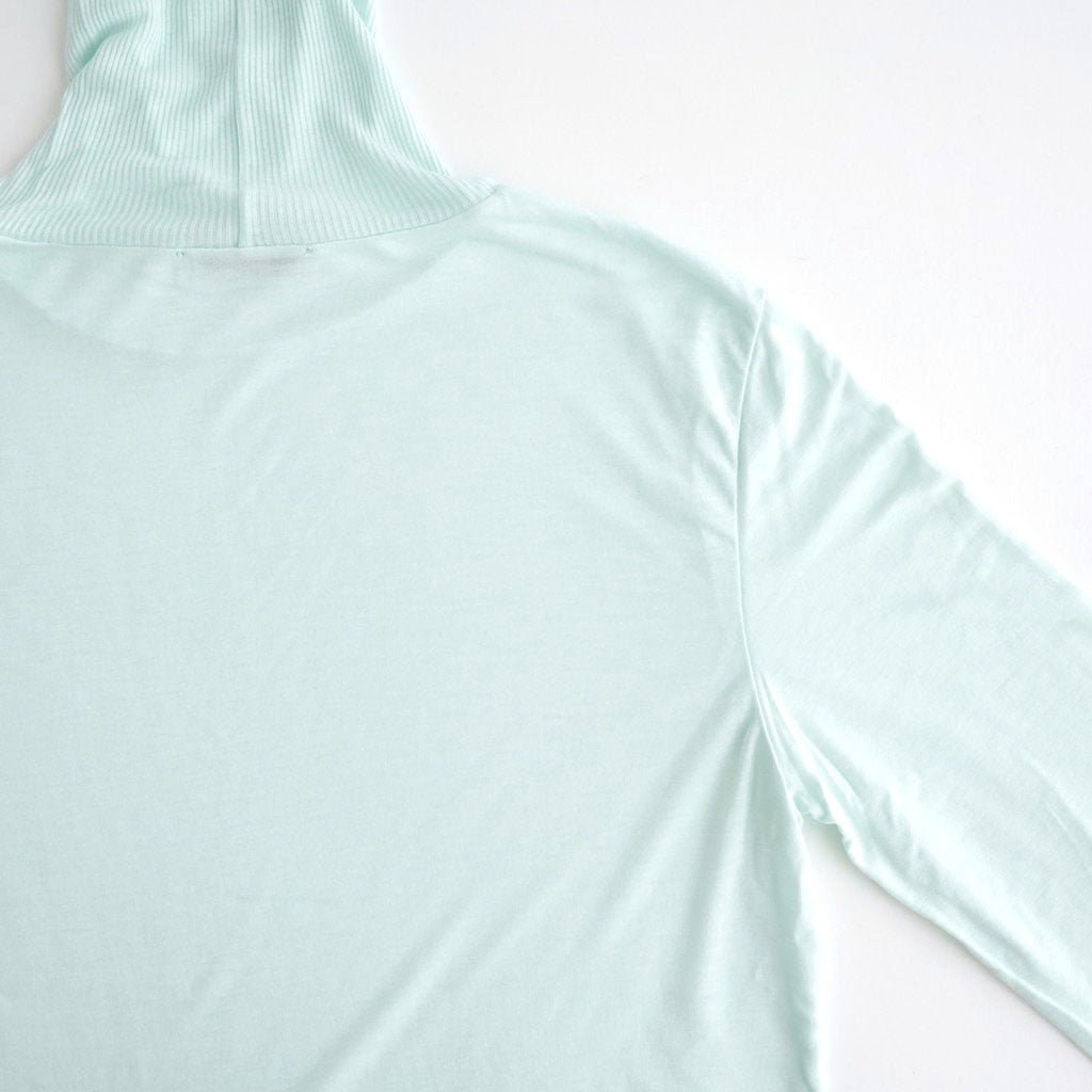 MODAL SILK JERSEY TURTLENECK PULLOVER #MINT [KKAGLW0012]