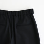 WOOL TORPICAL LOOSE FIT PANTS #BLACK(005) [PRAGGW0700]