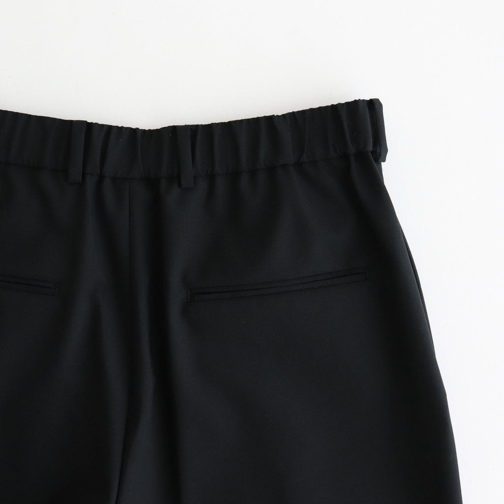 WOOL TORPICAL LOOSE FIT PANTS #BLACK(005) [PRAGGW0700]