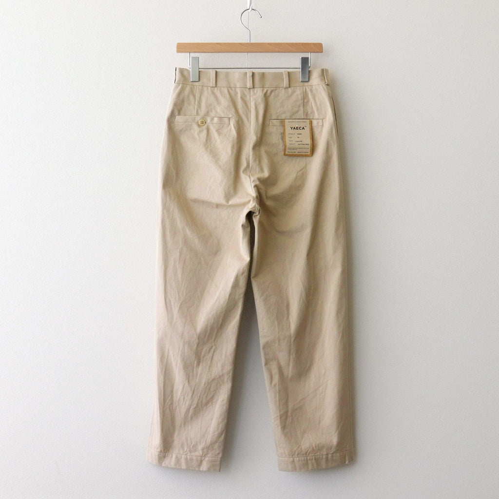CHINO CLOTH PANTS STANDARD #beige [64655]