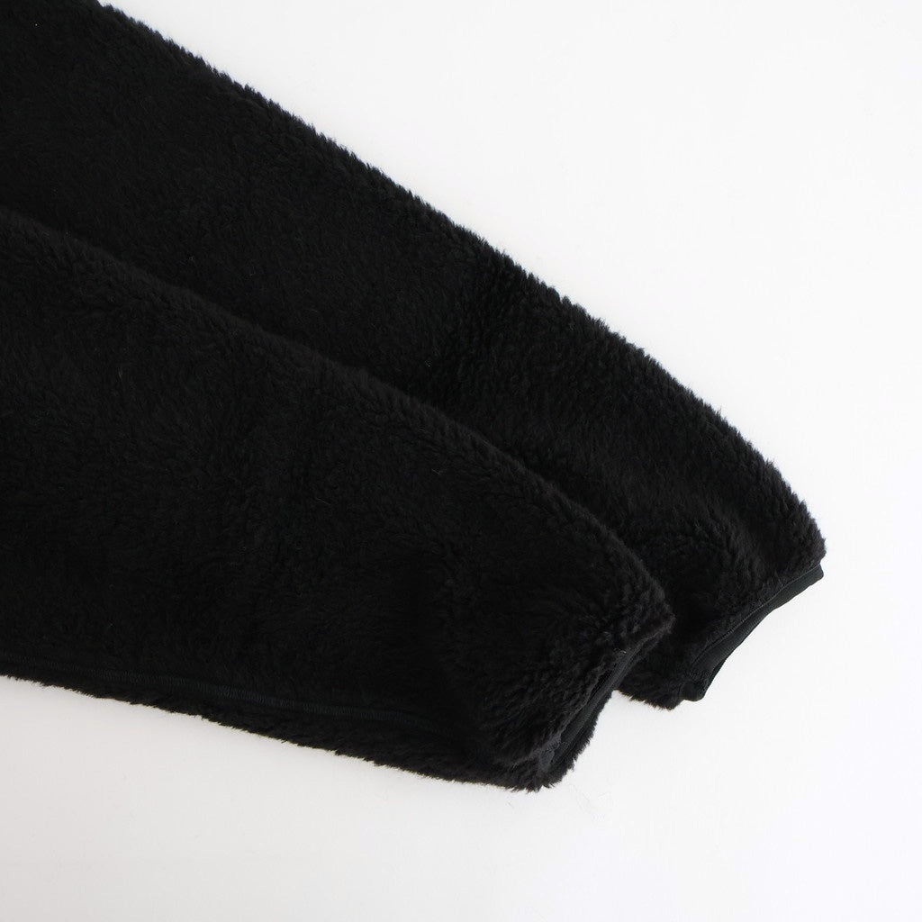 Wool Boa Zip-Up Blouson #BLACK [GU253-30474]