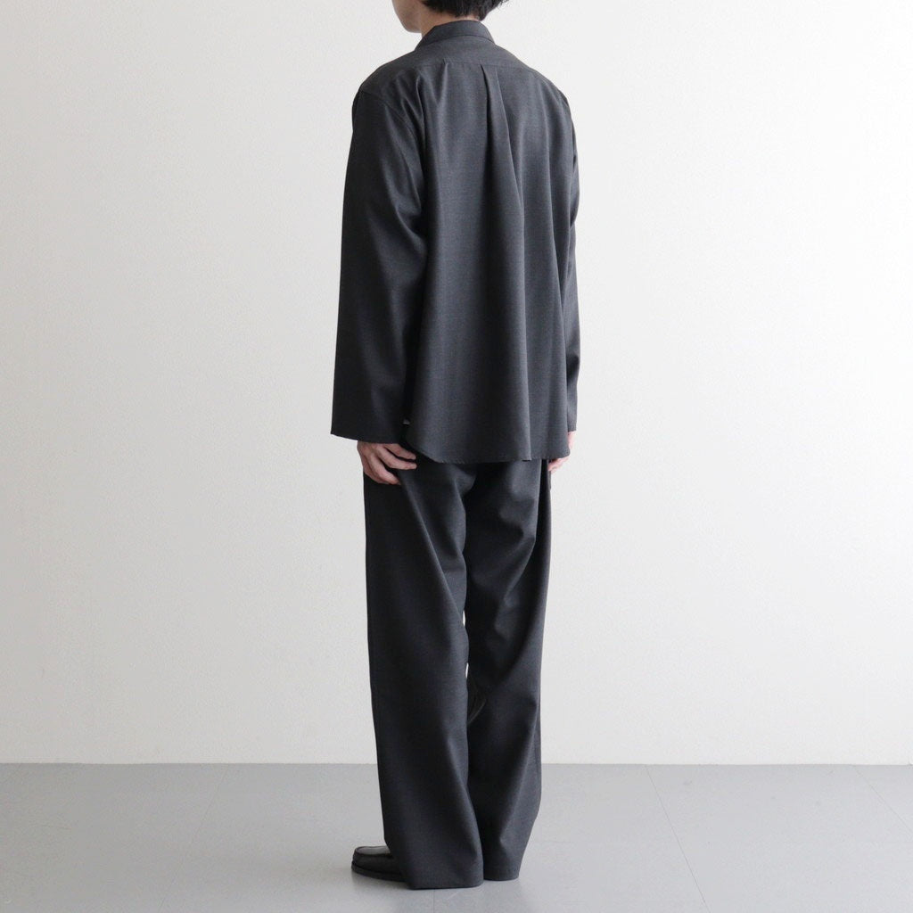 Wool Lounge Shirt #Dark Gray [OFH010SH21]