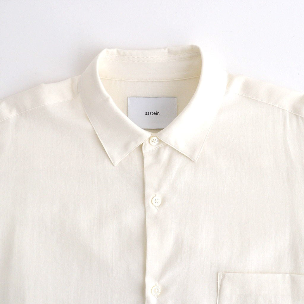 COTTON SILK OVERSIZED LS SHIRT #CREAM [ST.1666]