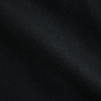 Wool Smooth Flannel Oversized Regular Collar Shirt #BLACK [GU263-50521B]