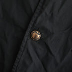 エステルオックス 製品染 コート #BLACK [HR-C003-051]