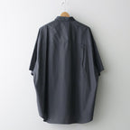 Broad S/S Oversized Regular Collar Shirt #C.GRAY [GM251-50013B]