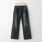 FLARE DENIM JEANS #BLACK [ST.1235]