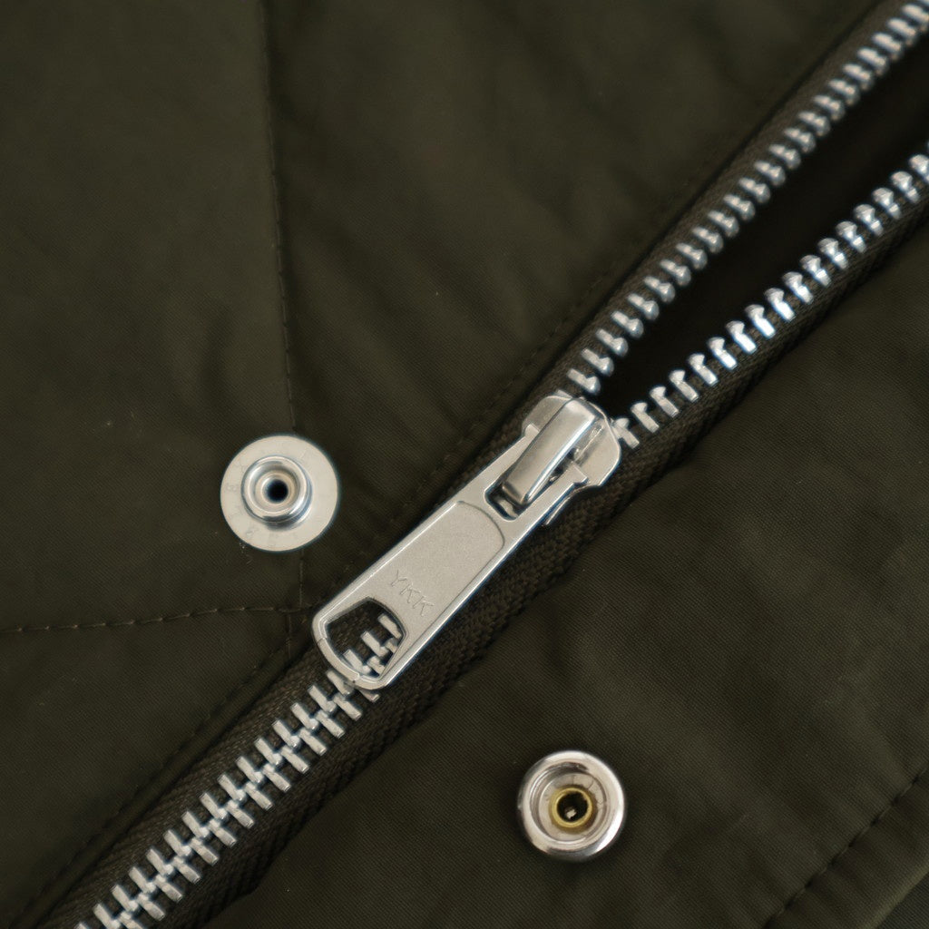ナイロンタッサーキルトコート #KHAKI [HP-J026-051]