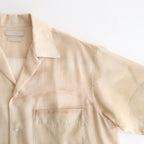 LANDSCAPE PRINTED OPEN COLLAR SHIRT #BEIGE [YK25SS001003SH]