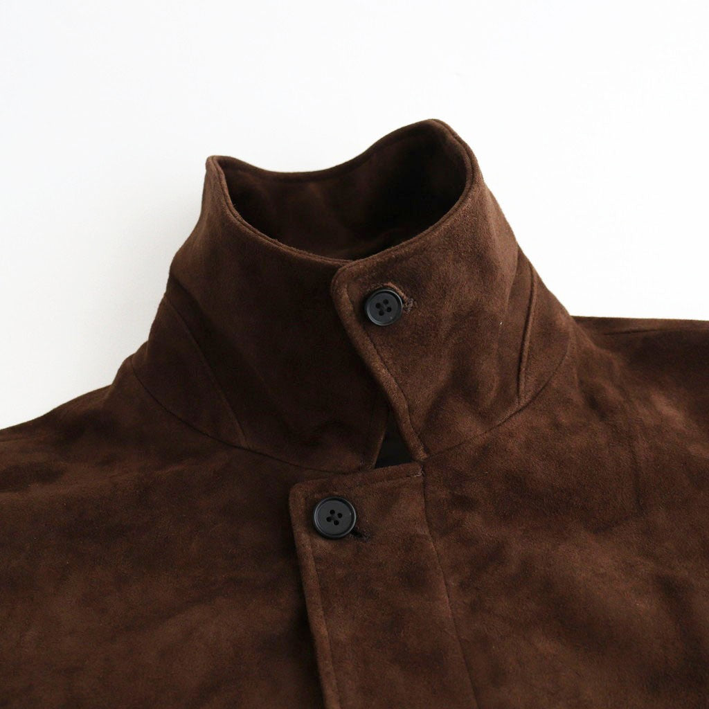 GOAT SUEDE ZIP JACKET #BROWN [ST.1551]