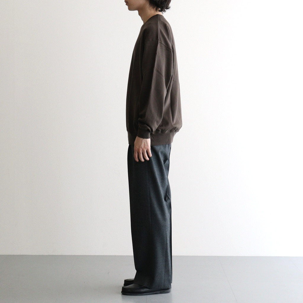 SUPER HIGH GAUGE SWEAT P/O #DARK BROWN [A26AP02CU]