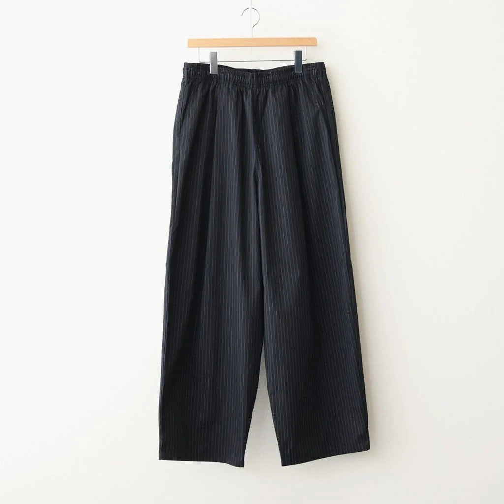 CORPORATE WIDE EASY PANTS #BLACK STRIPE [FSC263-40169B]