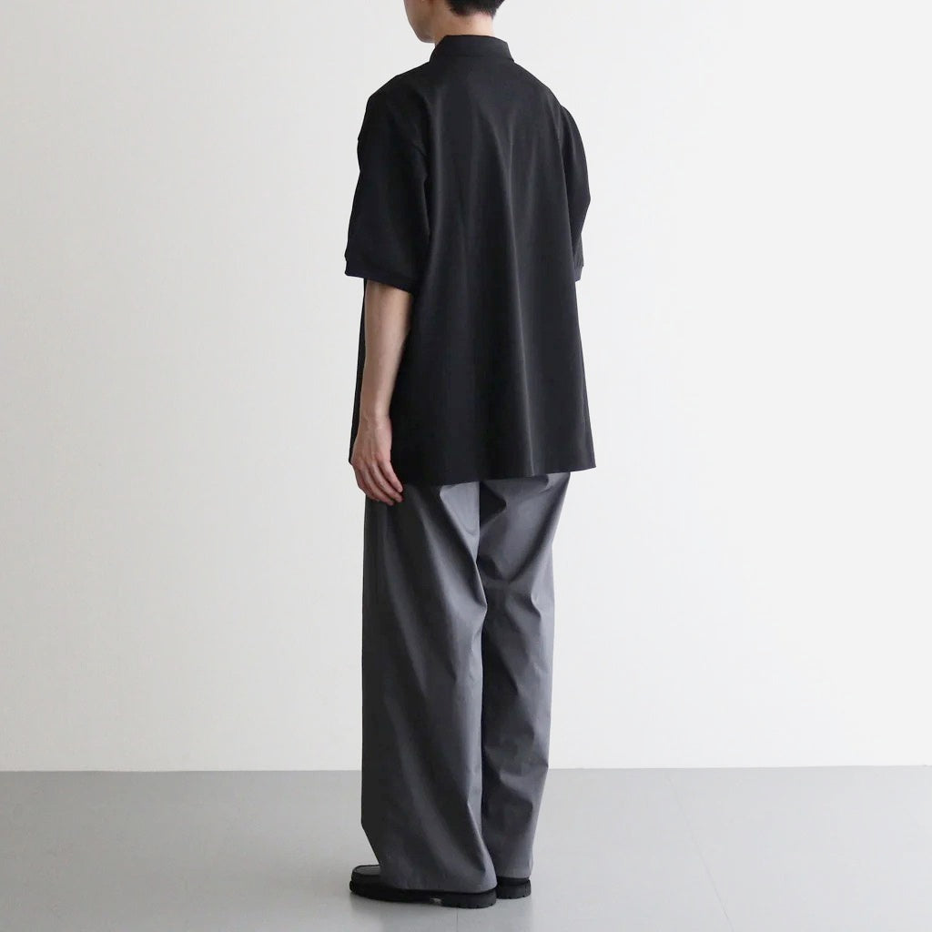 DRY PIQUE JERSEY S/S POLO #BLACK [FSC263-70036]