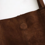 3WAY MEDIUM TOTE（OIL SUEDE） #COFFEE BROWN [MS-1]