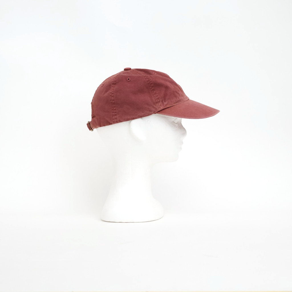 GARMENT-DYED FINX CHINO CAP MADE BY KIJIMA TAKAYUKI #RED BROWN [A26SC02KT]