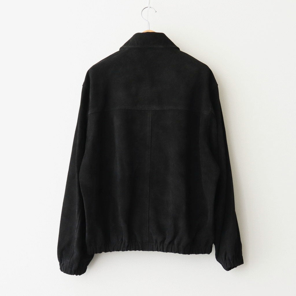 COW SUEDE ZIP SHORT JACKET #BLACK [ST.1217] – ciacura