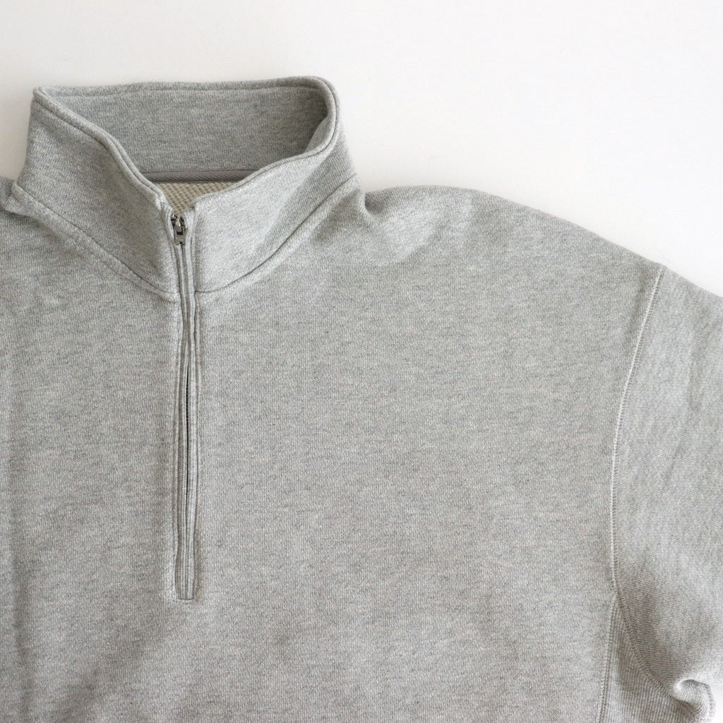 HEAVY OZ HALF ZIP PULLOVER #H.GRAY [FSC244-70162]