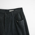 SUMI/INDIGO CORDUROY ASHLEY PANTS #BLACK [N0059]