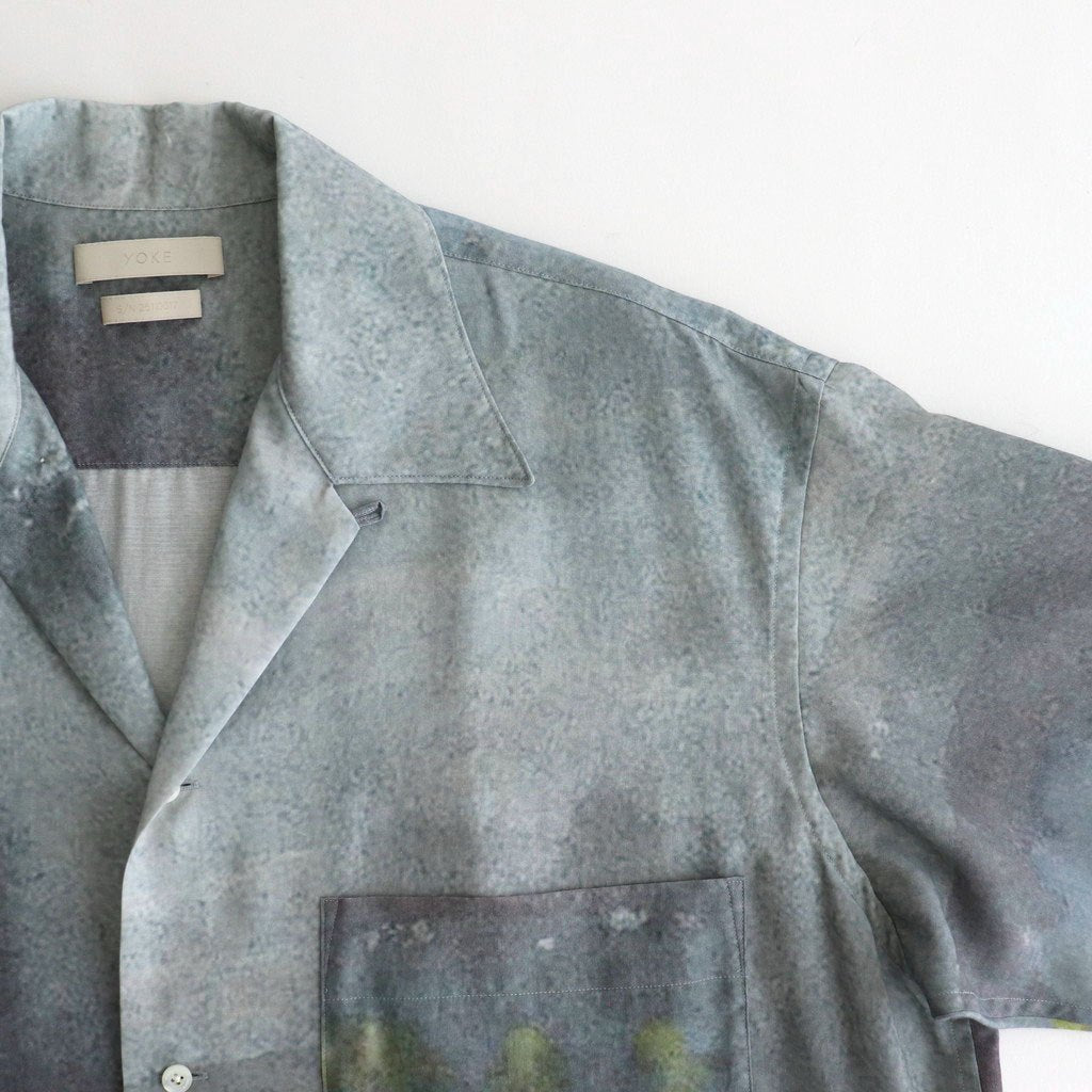 トップス 25SS YOKE Landscape Open Collar Shirt 25SS YOKE Landscape Open Collar Shirt YOKEヨーク 25ss LANDSCAPE