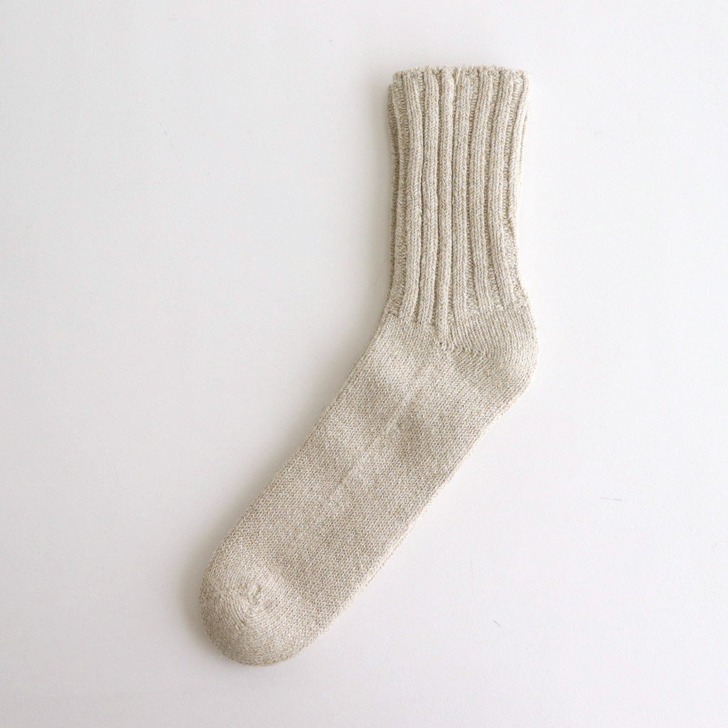 COTTON SILK SOCKS #beige [35901]